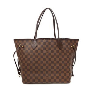 Louis Vuitton Damier Ebene Brown Neverfull Tote Bag